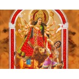Goddess Durga on Lion