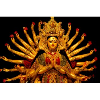 Goddess Durga with many hands