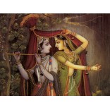 Krishna and Radha in the Rain