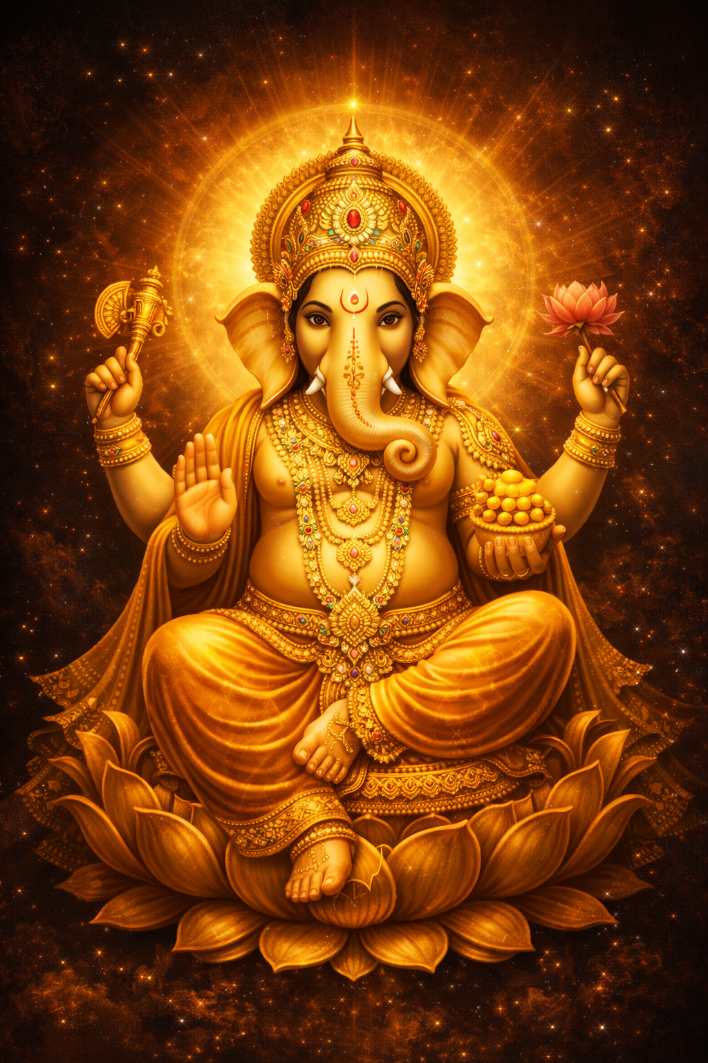 Lord Vinayaka Photos HD -- Divine Ganesha Portrait
