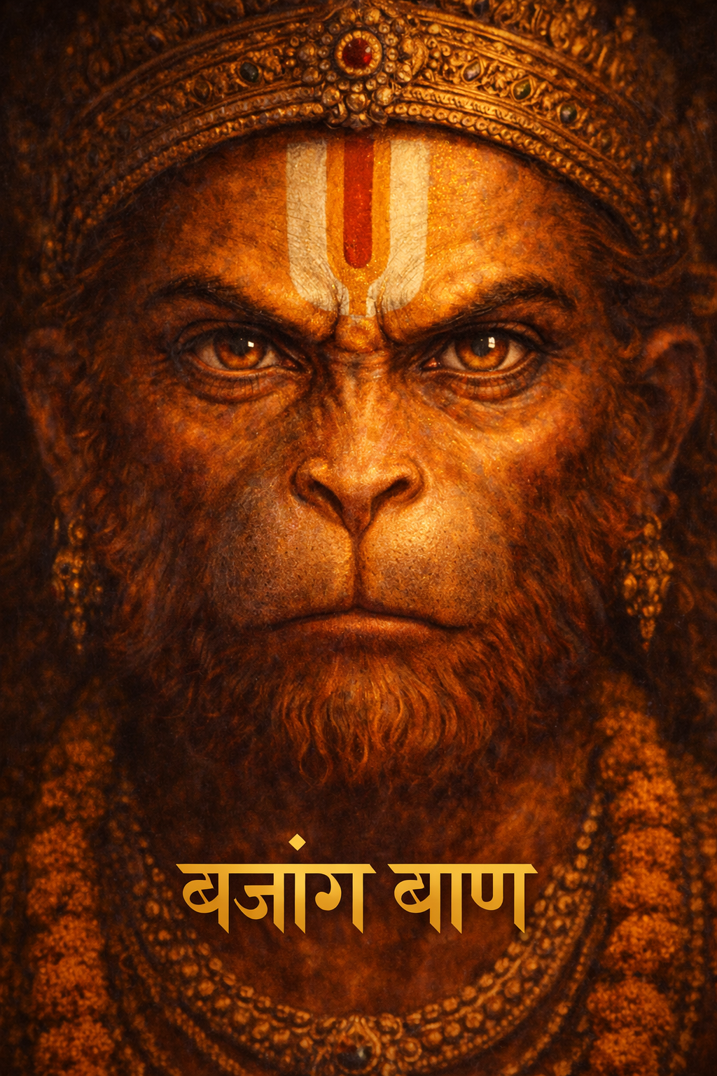Hanuman Face Close-Up — Bajrang Baan Portrait