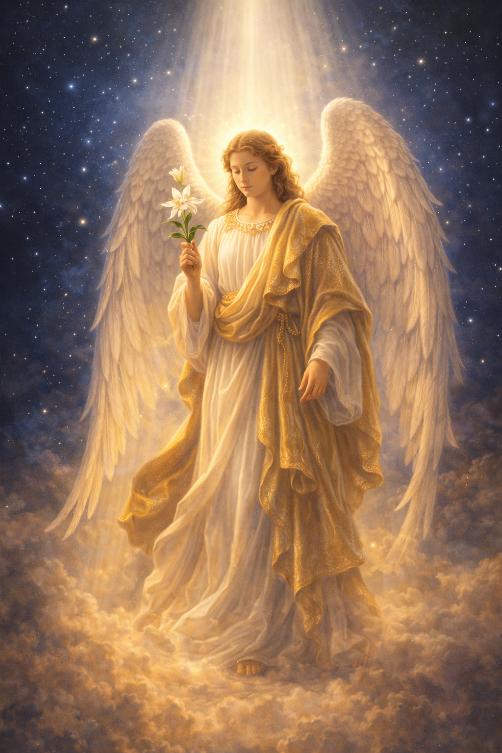 Archangel Gabriel in Divine Light — Messenger of God