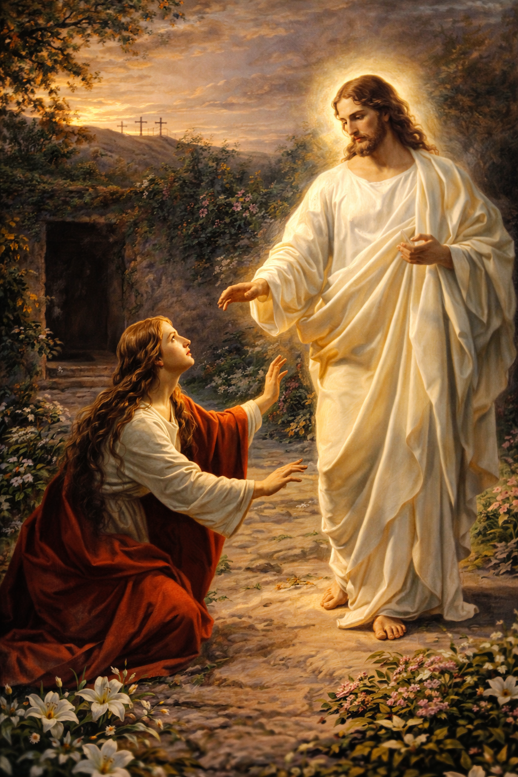 Jesus Appearing to Mary Magdalene — Noli Me Tangere