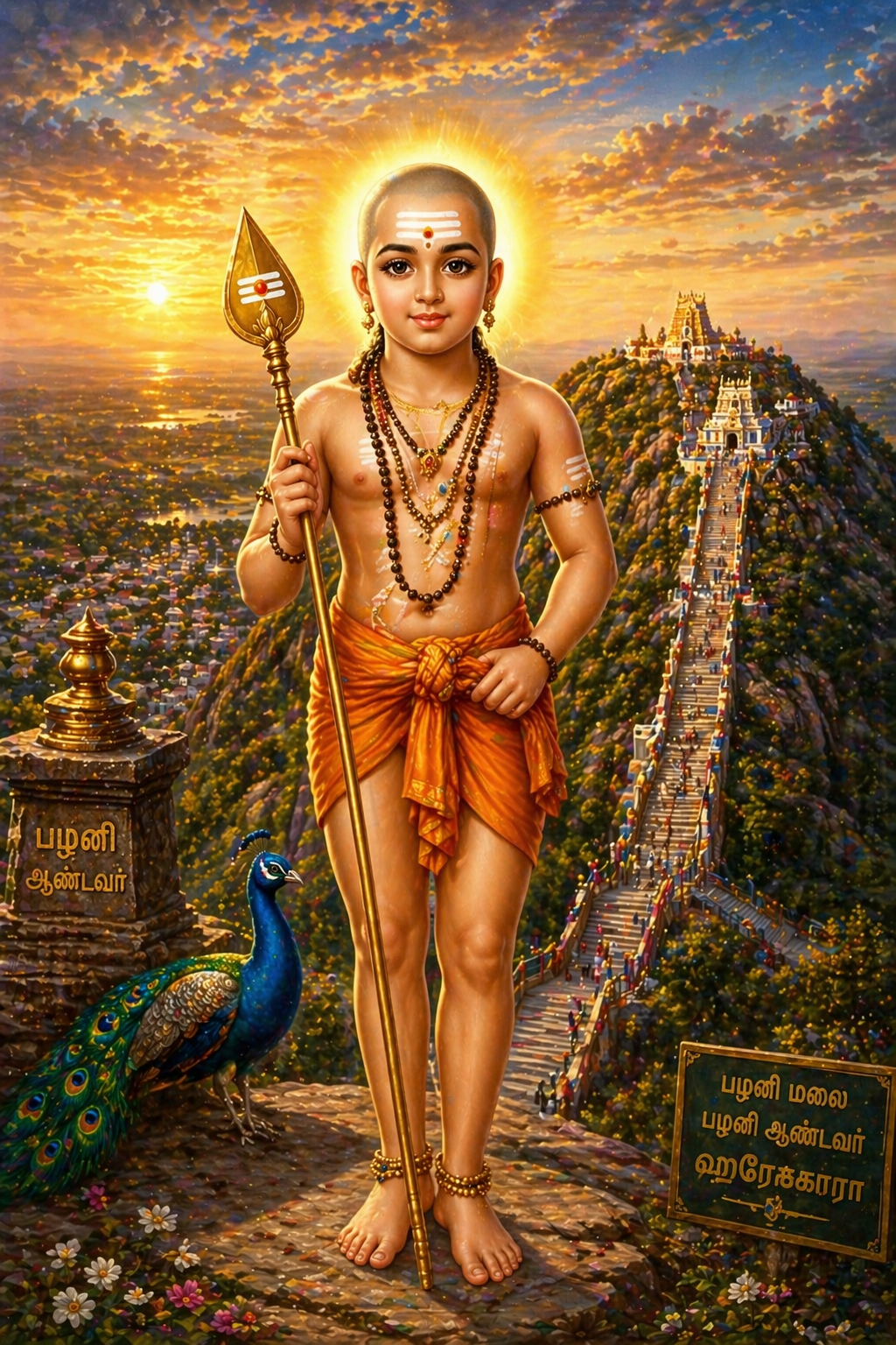 Murugan Palani Andavar -- Young Ascetic Dandayudhapani HD Wallpaper