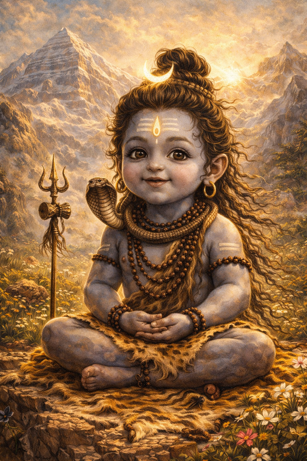 Baby Shiva Images HD -- Adorable Infant Mahadev